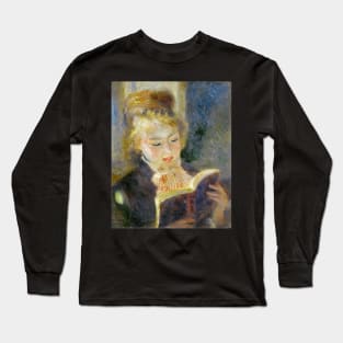 Girl Reading By Pierre Renoir Long Sleeve T-Shirt